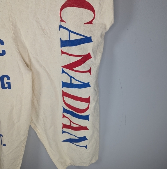 Vintage 1989 funny olympic beer drinking team Canadian pants one size - Picture 3 of 6